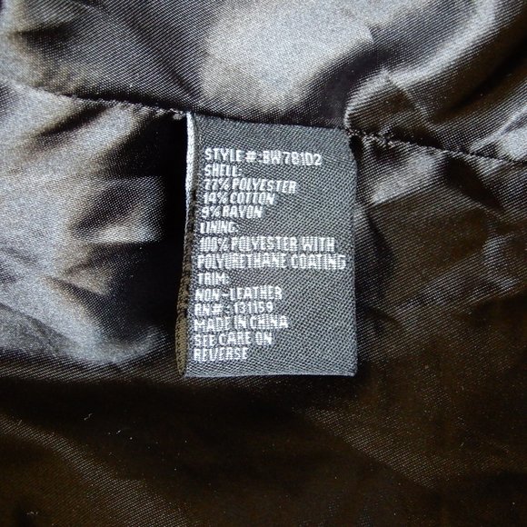 IZ BYER Black and White Tweed Plaid Belted Coat in size S - Picture 6 of 9